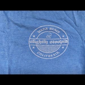 Slightly Stupid Ocean Beach T Shirt Unisex